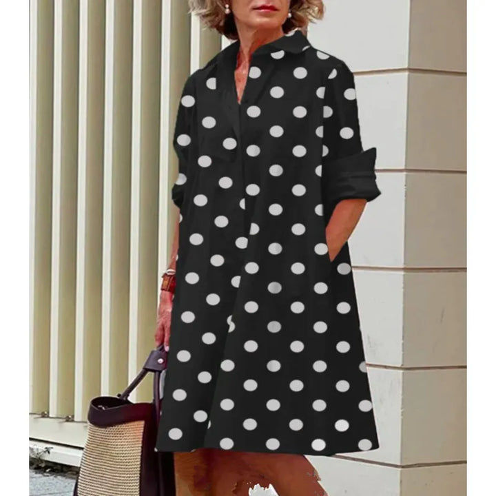 Midi-Kleid für Damen mit 3D-Effekt – moderne One-Step-Silhouette