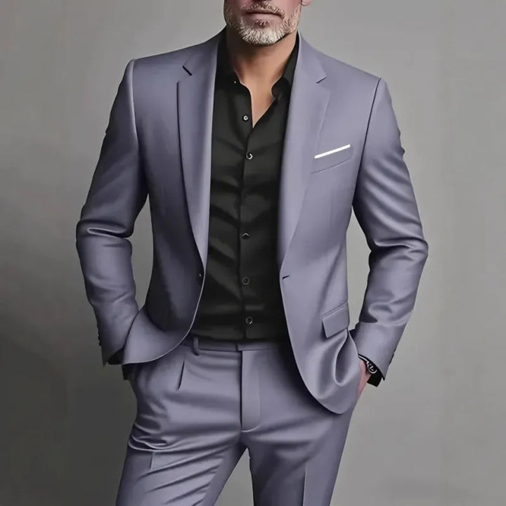 Costume Deux Pièces Homme – Coupe Slim Structurée