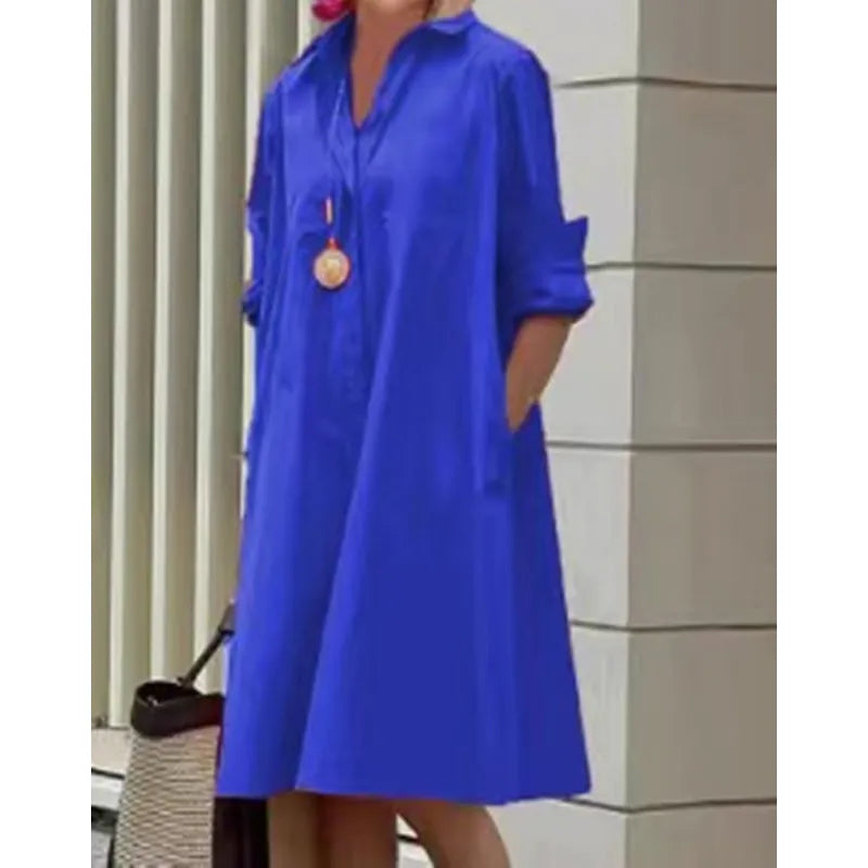 Midi-Kleid für Damen mit 3D-Effekt – moderne One-Step-Silhouette