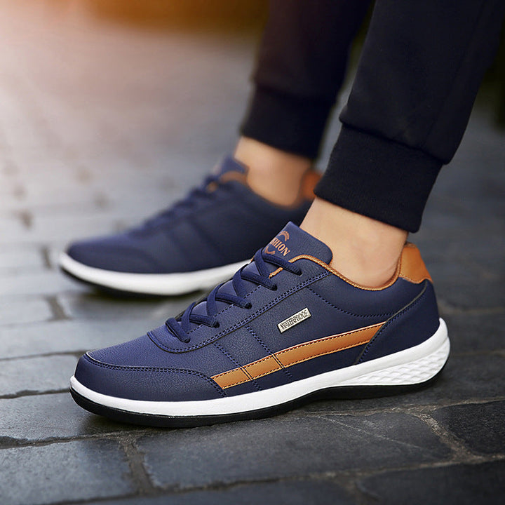 Men's Lace-Up Sneakers – Orthopedic Sole and Structured Upper