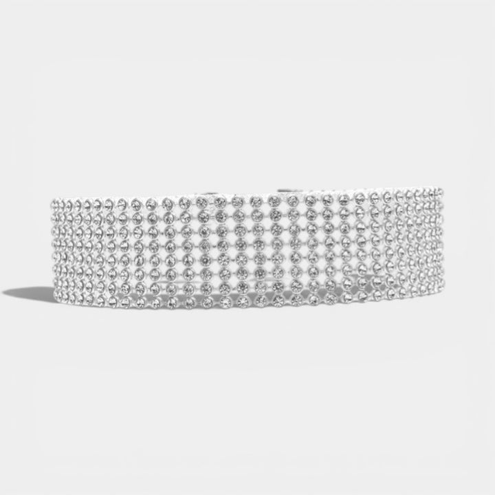 Claire Mode | Collana girocollo con strass cristallo donna