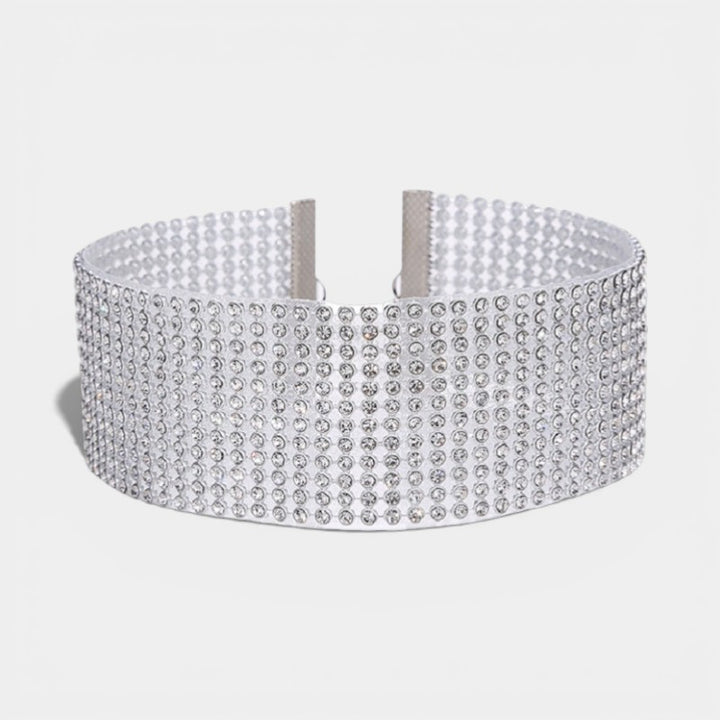 Claire Mode | Collana girocollo con strass cristallo donna