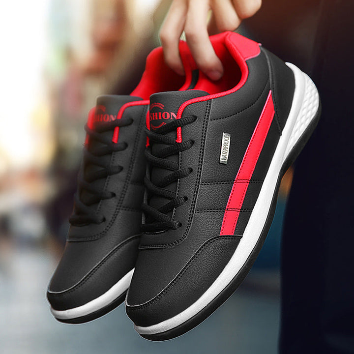 Men's Lace-Up Sneakers – Orthopedic Sole and Structured Upper