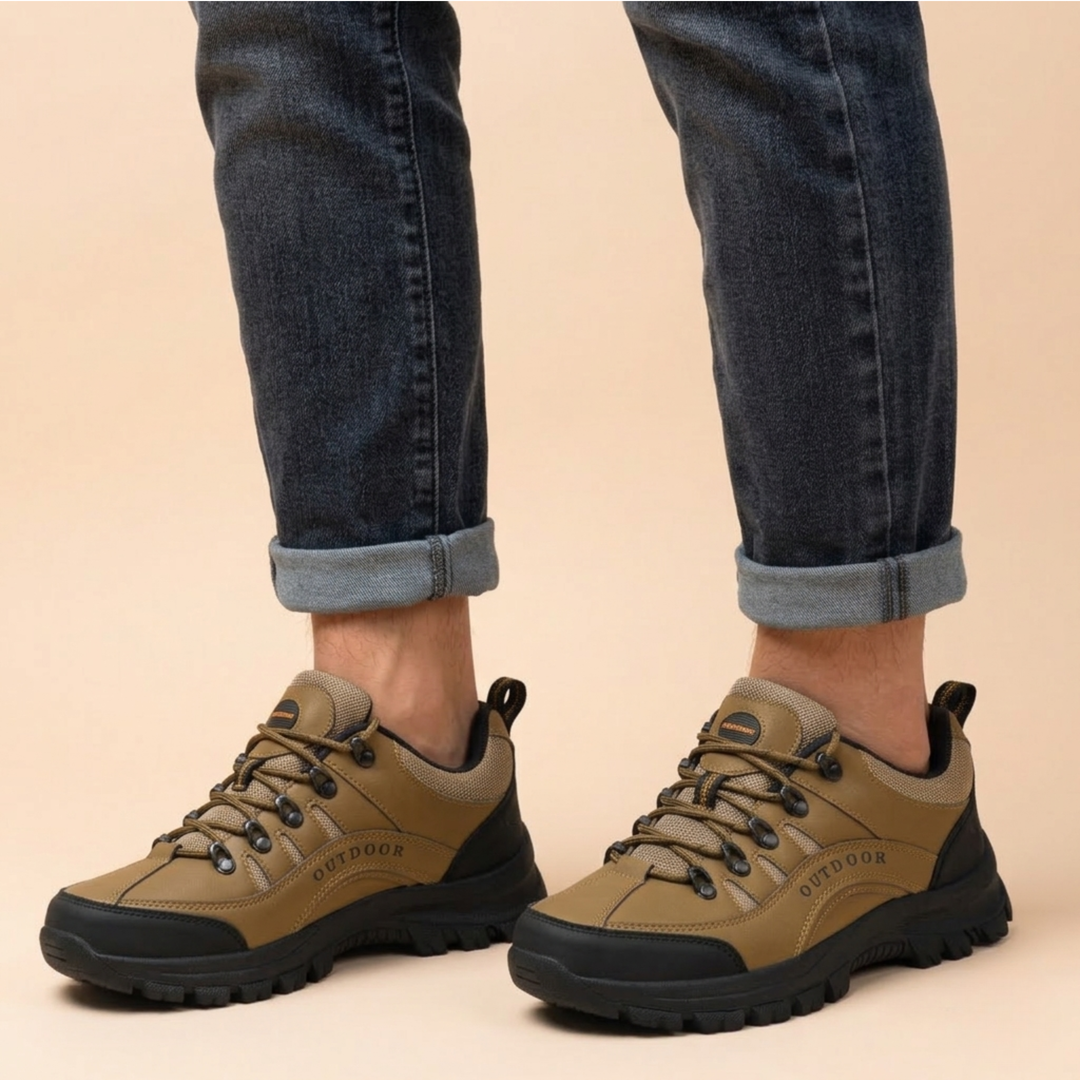 Herren-Wanderschuhe – Gummisohle und atmungsaktives Gewebe