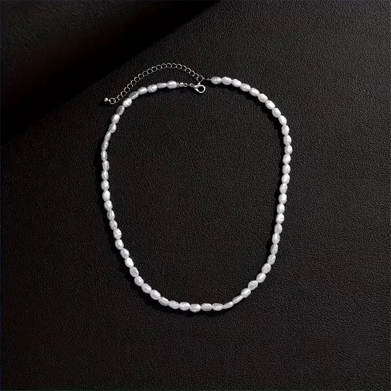 Collana Uomo Perle Barocche – Perle di Imitazione e Madreperla