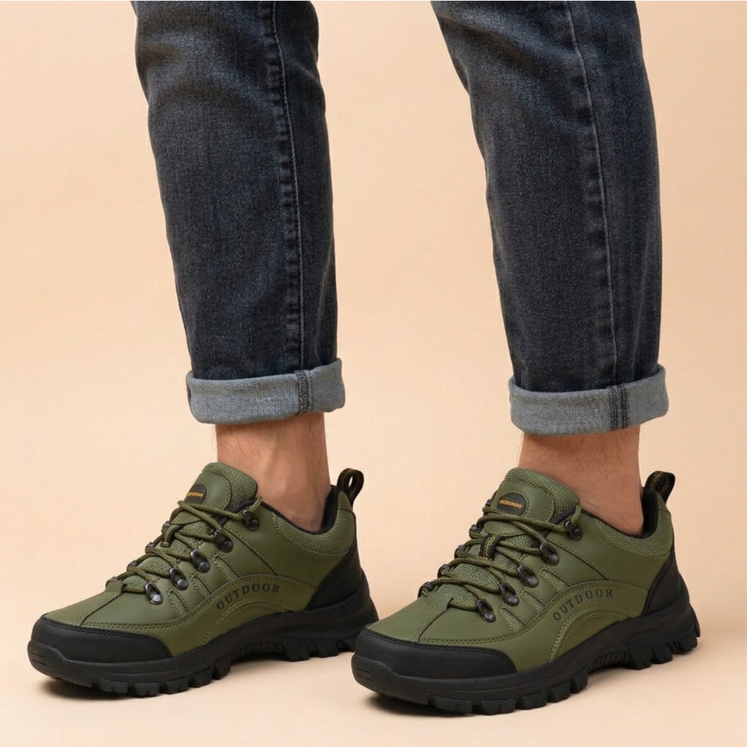 Herren-Wanderschuhe – Gummisohle und atmungsaktives Gewebe