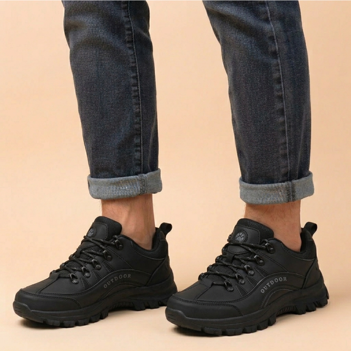 Herren-Wanderschuhe – Gummisohle und atmungsaktives Gewebe