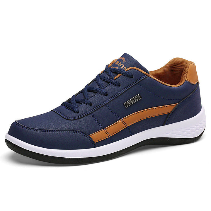 Men's Lace-Up Sneakers – Orthopedic Sole and Structured Upper