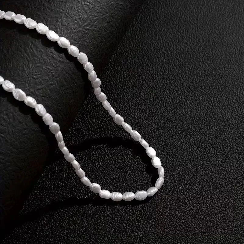 Collana Uomo Perle Barocche – Perle di Imitazione e Madreperla