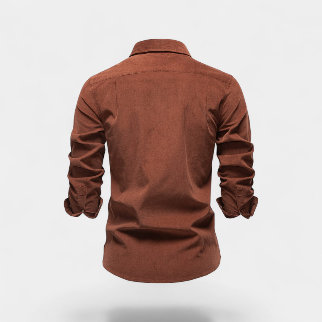 Camicia uomo cotone velluto a coste – Business casual raffinato