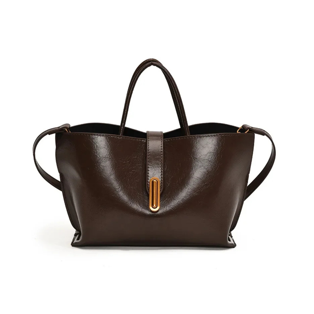 Borsa convertibile donna in pelle – Portabilità multipla strutturata