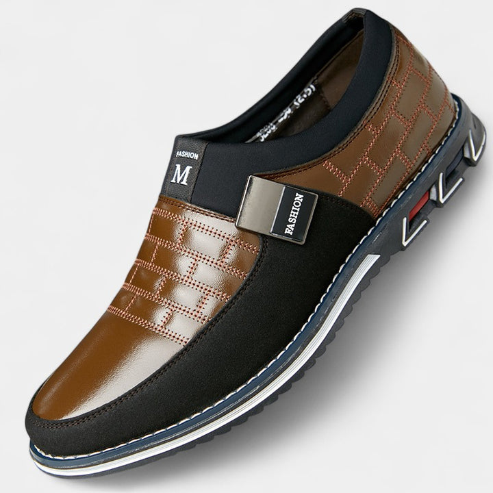 Herren Lederschuhe ergonomisch – komfortabel ohne Schnürsenkel