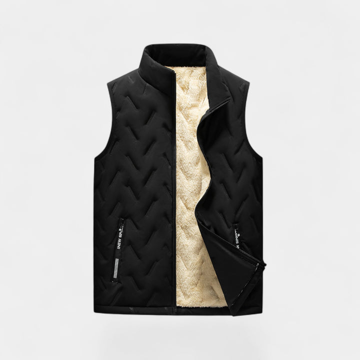 Gilet uomo cotone foderato in pile – Comfort raffinato