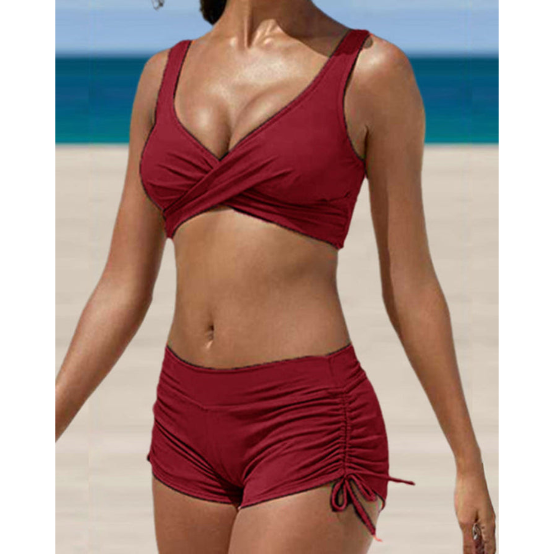 Zweiteiliger Damenbikini – Schlanke sportliche Passform