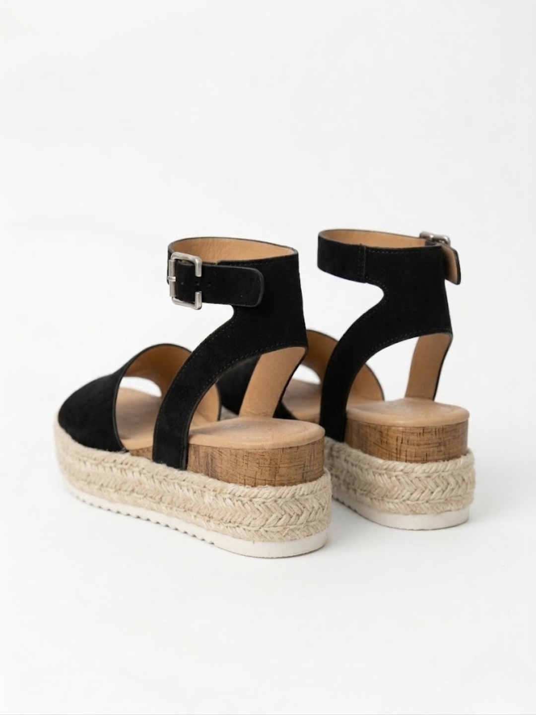 Sandali Espadrillas Donna con Zeppa – Suola in Juta Intrecciata