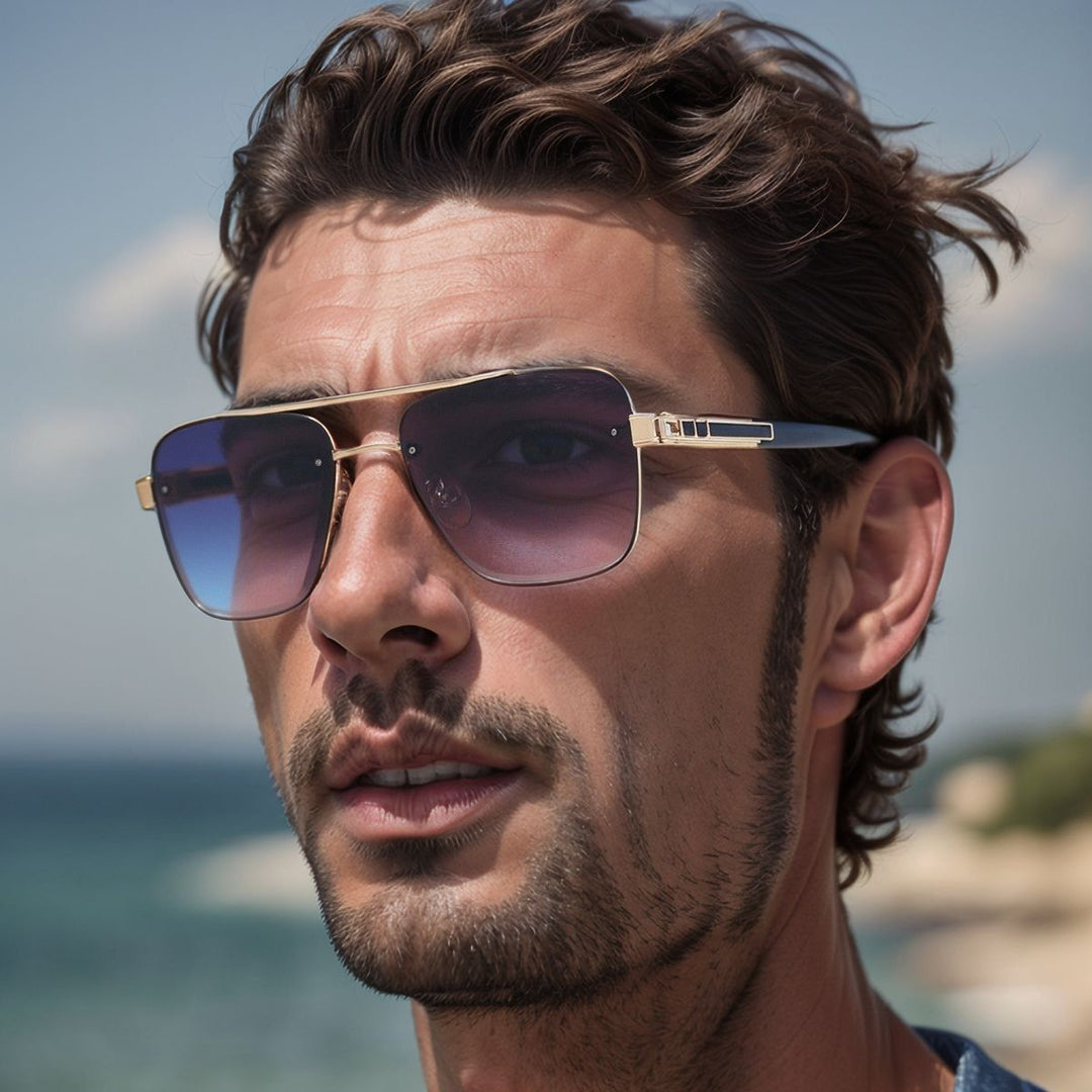 Men's Square Frame Sunglasses – Retro Instagram Style