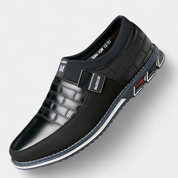 Herren Lederschuhe ergonomisch – komfortabel ohne Schnürsenkel