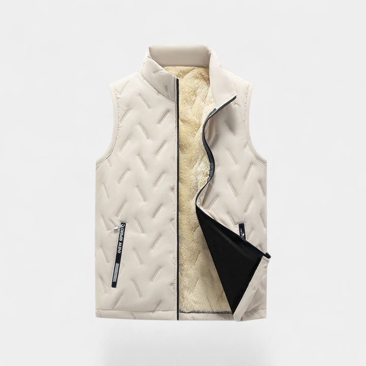 Gilet uomo cotone foderato in pile – Comfort raffinato