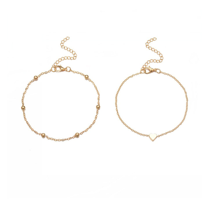 Claire Mode | Cavigliera Cuore Doppio Giro Donna