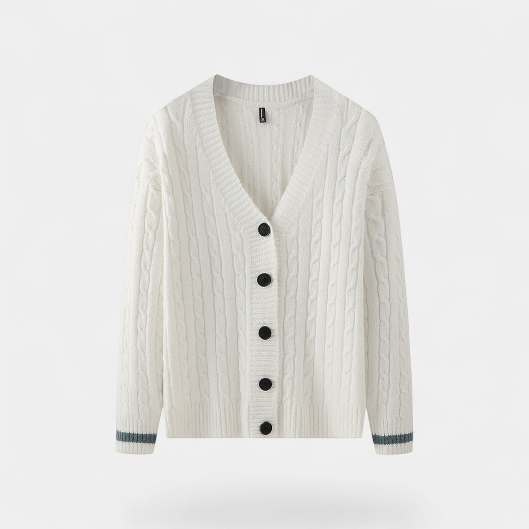 Herren Cardigan aus Baumwolle im koreanischen Stil – raffinierte, legere Lagenoptik