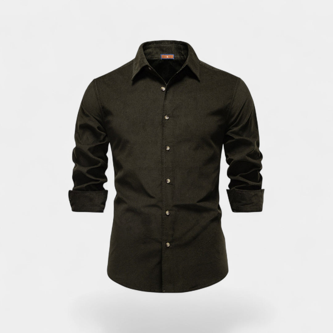 Camicia uomo cotone velluto a coste – Business casual raffinato