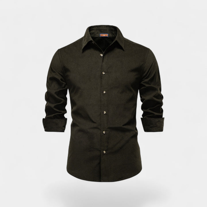 Camicia uomo cotone velluto a coste – Business casual raffinato