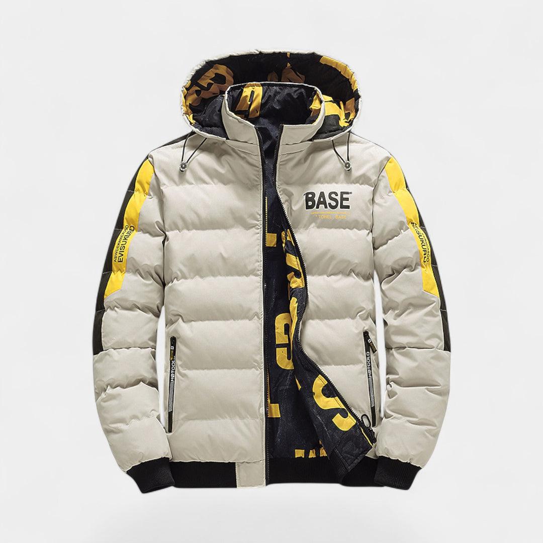 Wendbare Daunenjacke Herren mit Kapuze – dicker Wintermantel