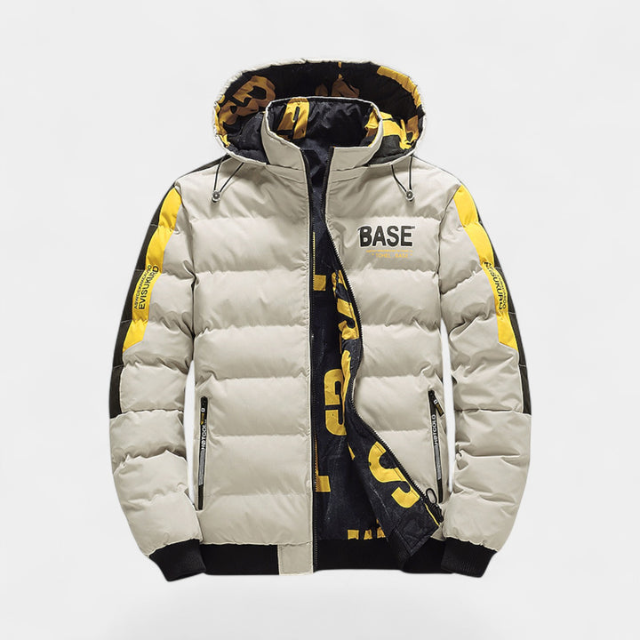 Wendbare Daunenjacke Herren mit Kapuze – dicker Wintermantel