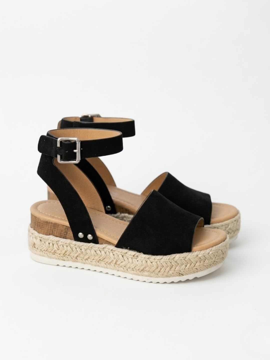 Sandali Espadrillas Donna con Zeppa – Suola in Juta Intrecciata