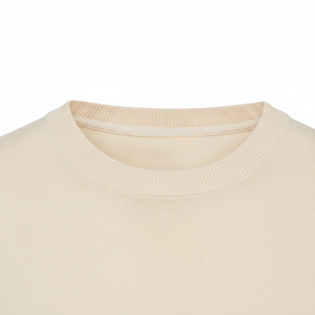 Herren T-Shirt aus Strick – Leicht und Bequem mit Geradem Schnitt