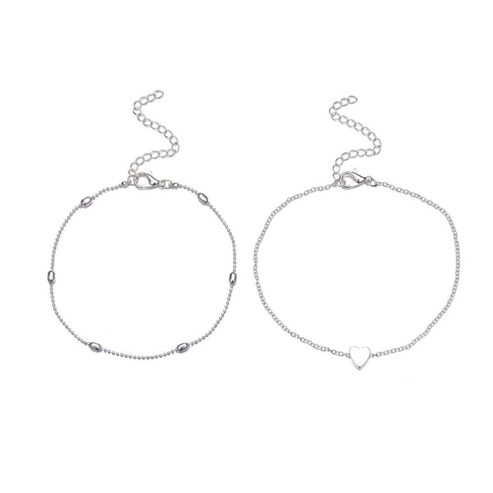 Claire Mode | Cavigliera Cuore Doppio Giro Donna