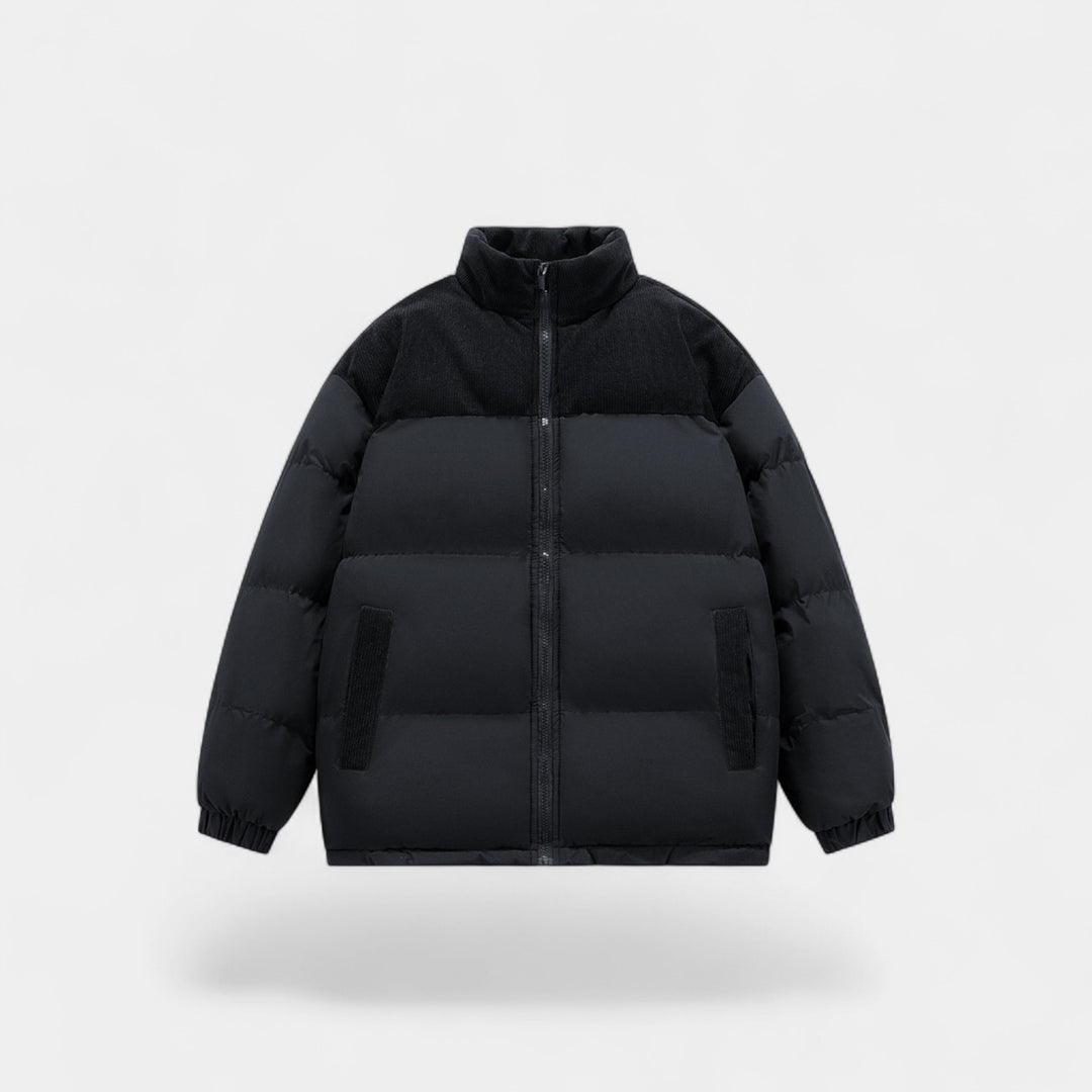 Herren Daunenjacke aus Baumwolle – Weite, elegante urbane Passform