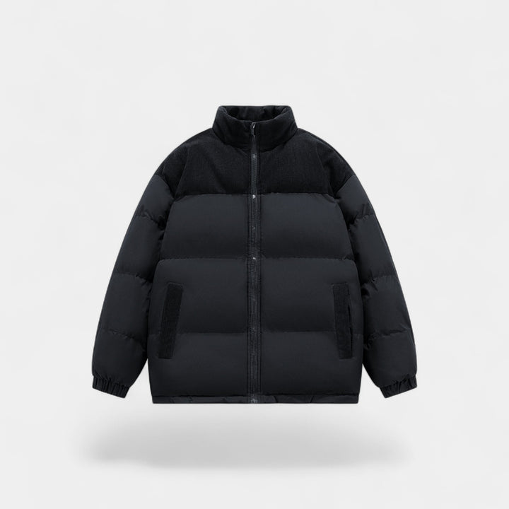 Herren Daunenjacke aus Baumwolle – Weite, elegante urbane Passform