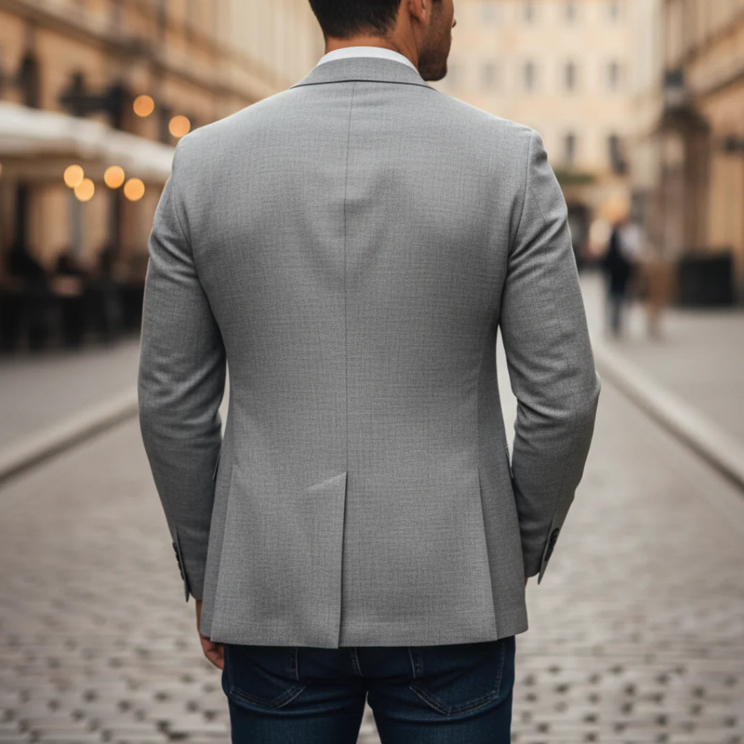 Leichter Casual-Blazer für Herren – Figurbetonter Schnitt, Doppelknopfleiste