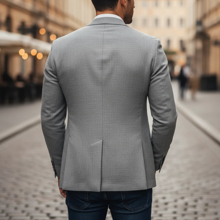 Leichter Casual-Blazer für Herren – Figurbetonter Schnitt, Doppelknopfleiste