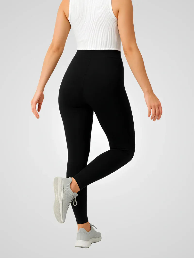 Umstandsleggings für Damen mit hoher Taille – Bauchstützendes Bandeau, knöchellang