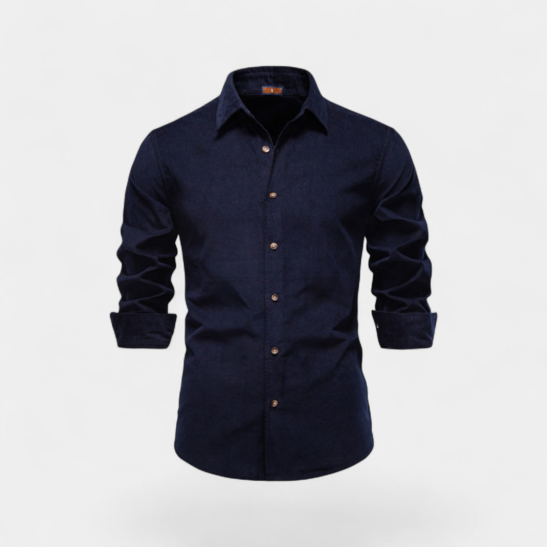 Camicia uomo cotone velluto a coste – Business casual raffinato