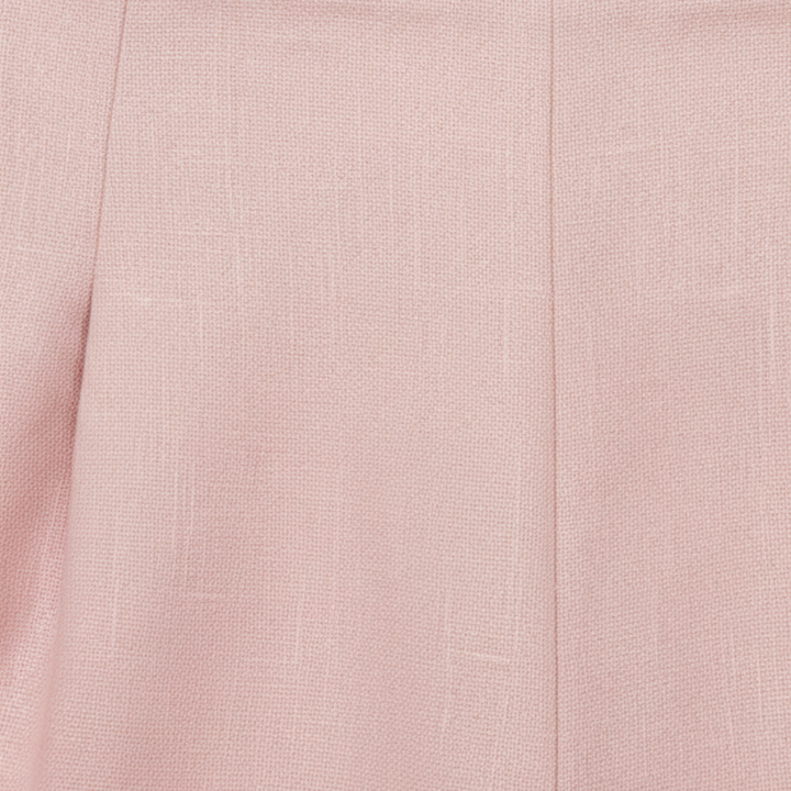 Completo Donna in Lino – Canotta con Scollo Quadrato e Pantaloncini Coordinati