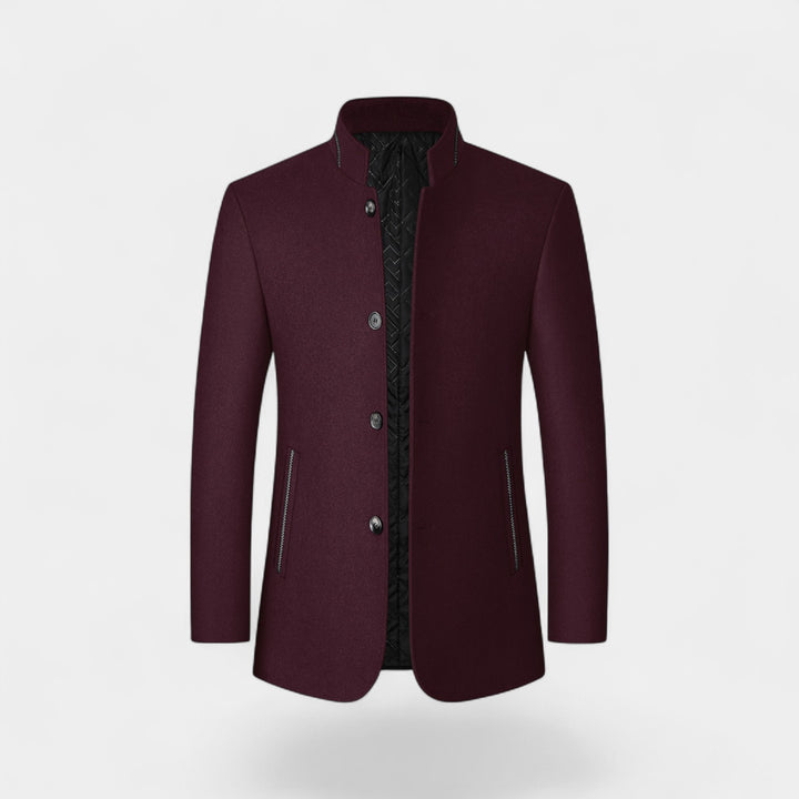 Riche | Cappotto uomo in lana con collo alto
