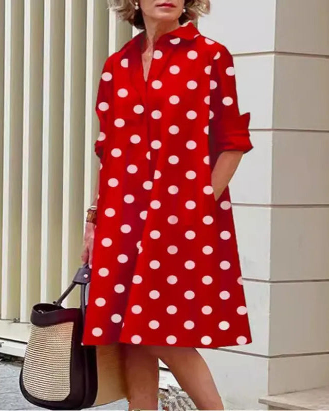 Midi-Kleid für Damen mit 3D-Effekt – moderne One-Step-Silhouette