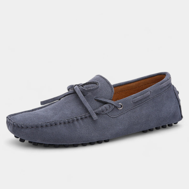 Claire Mode | Herrenslipper aus Wildleder – Mit Schnürung