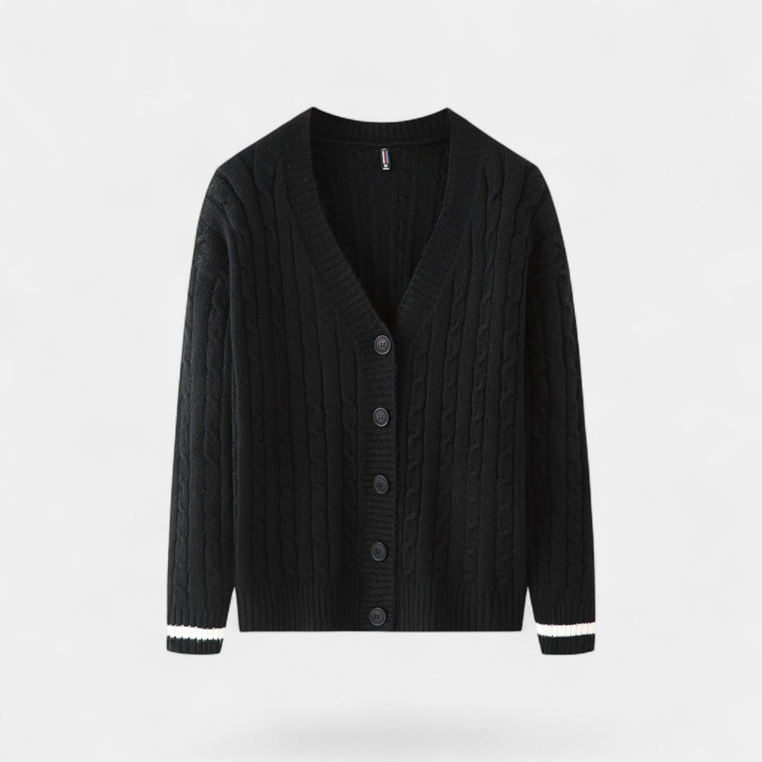Herren Cardigan aus Baumwolle im koreanischen Stil – raffinierte, legere Lagenoptik