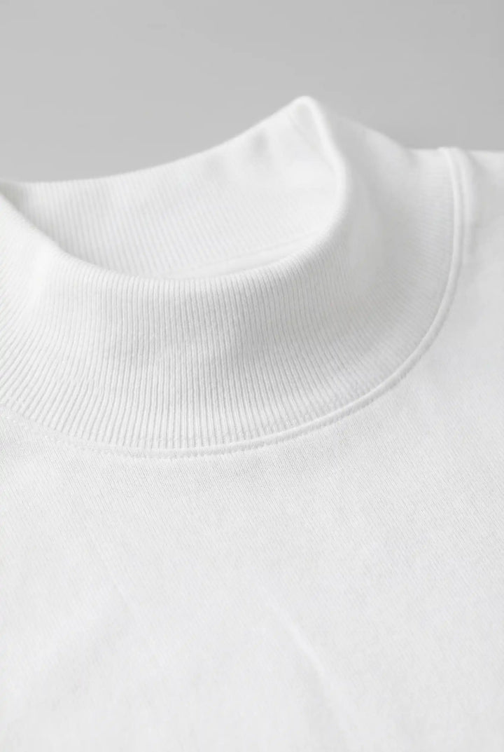 Figurbetontes Stretch-T-Shirt für Herren – Slim Fit, gerippter Kragen