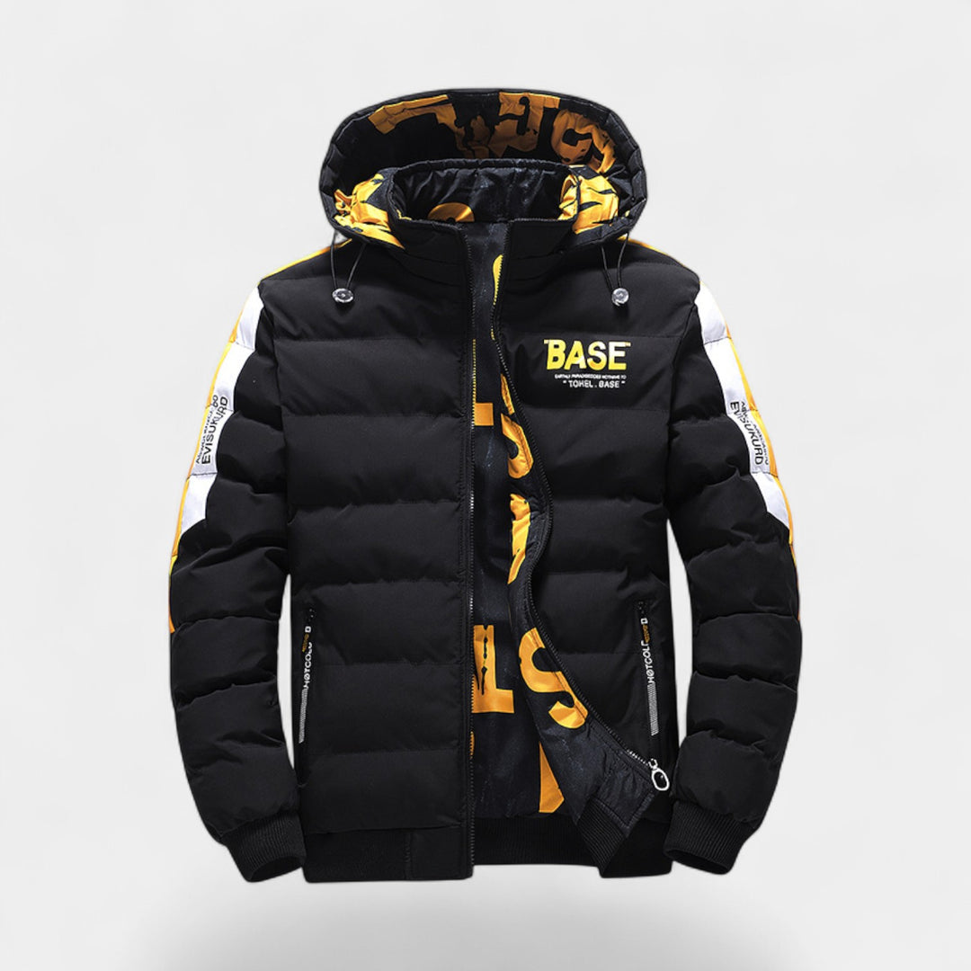 Wendbare Daunenjacke Herren mit Kapuze – dicker Wintermantel