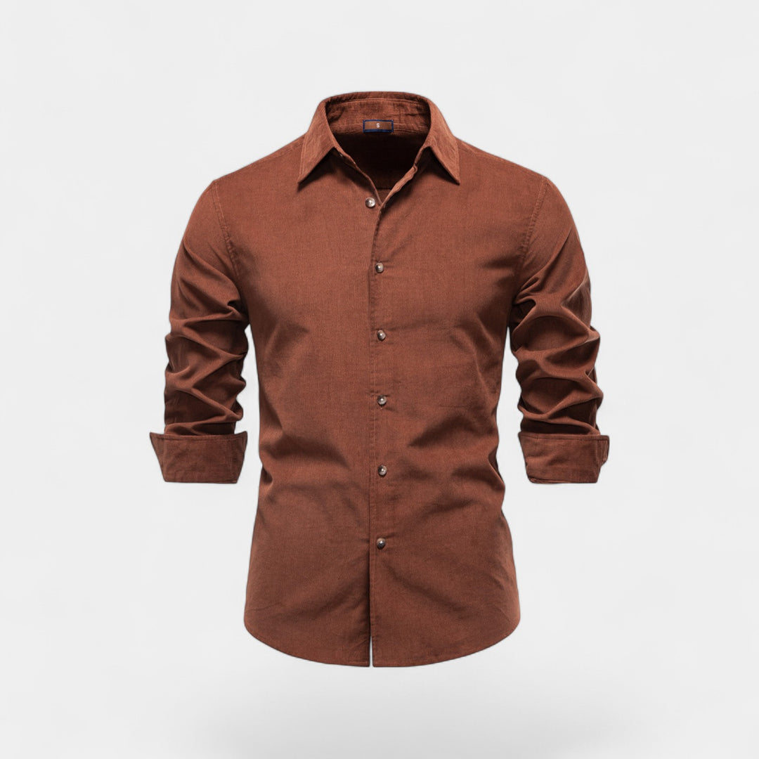Camicia uomo cotone velluto a coste – Business casual raffinato