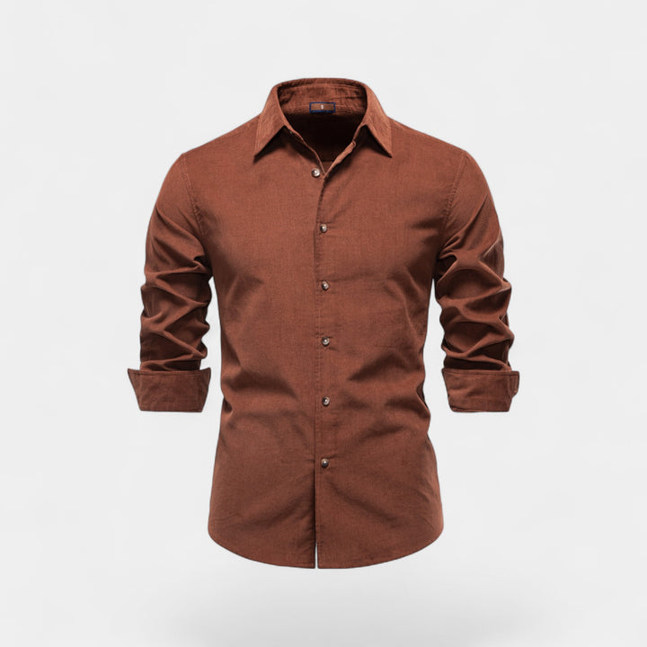 Camicia uomo cotone velluto a coste – Business casual raffinato