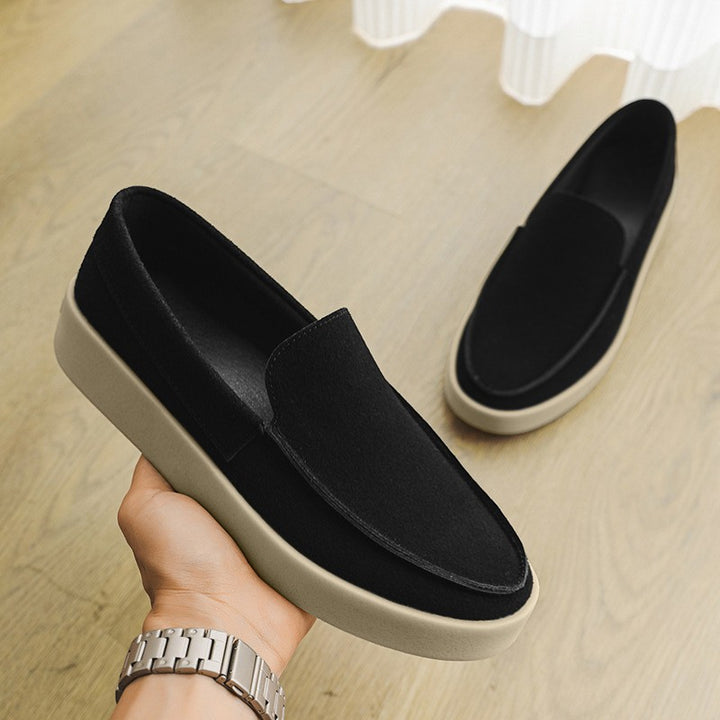 Herrenslipper aus Wildleder Slip-On – Standard-Schnitt