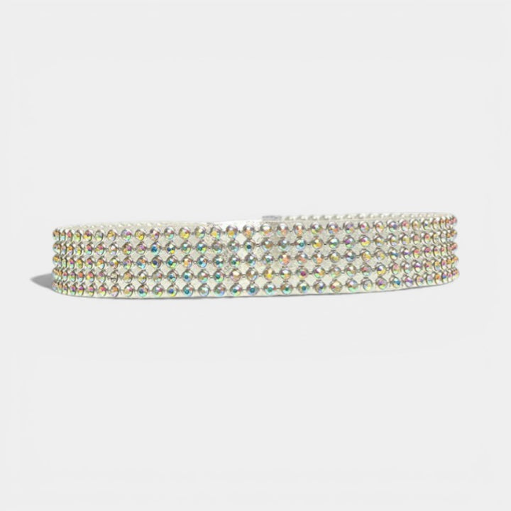 Claire Mode | Collana girocollo con strass cristallo donna