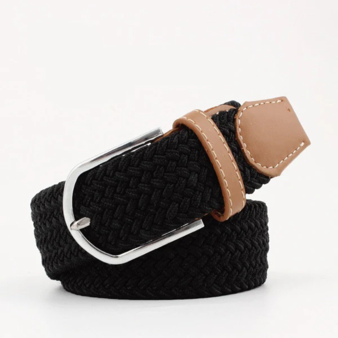 Ceinture Tressée Extensible – Boucle en Alliage Ajustable