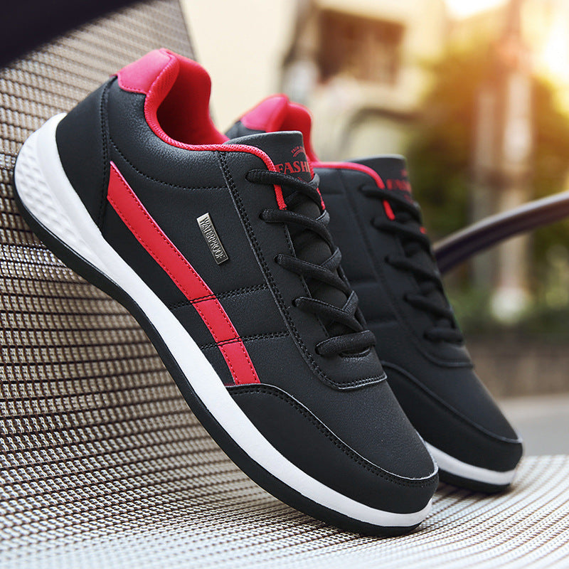 Men's Lace-Up Sneakers – Orthopedic Sole and Structured Upper